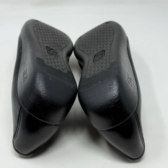 SAS Magic Shoes Womens 10 N Narrow Black Leather Tassels Slip On Comfort Loafers - Picture 16 of 16